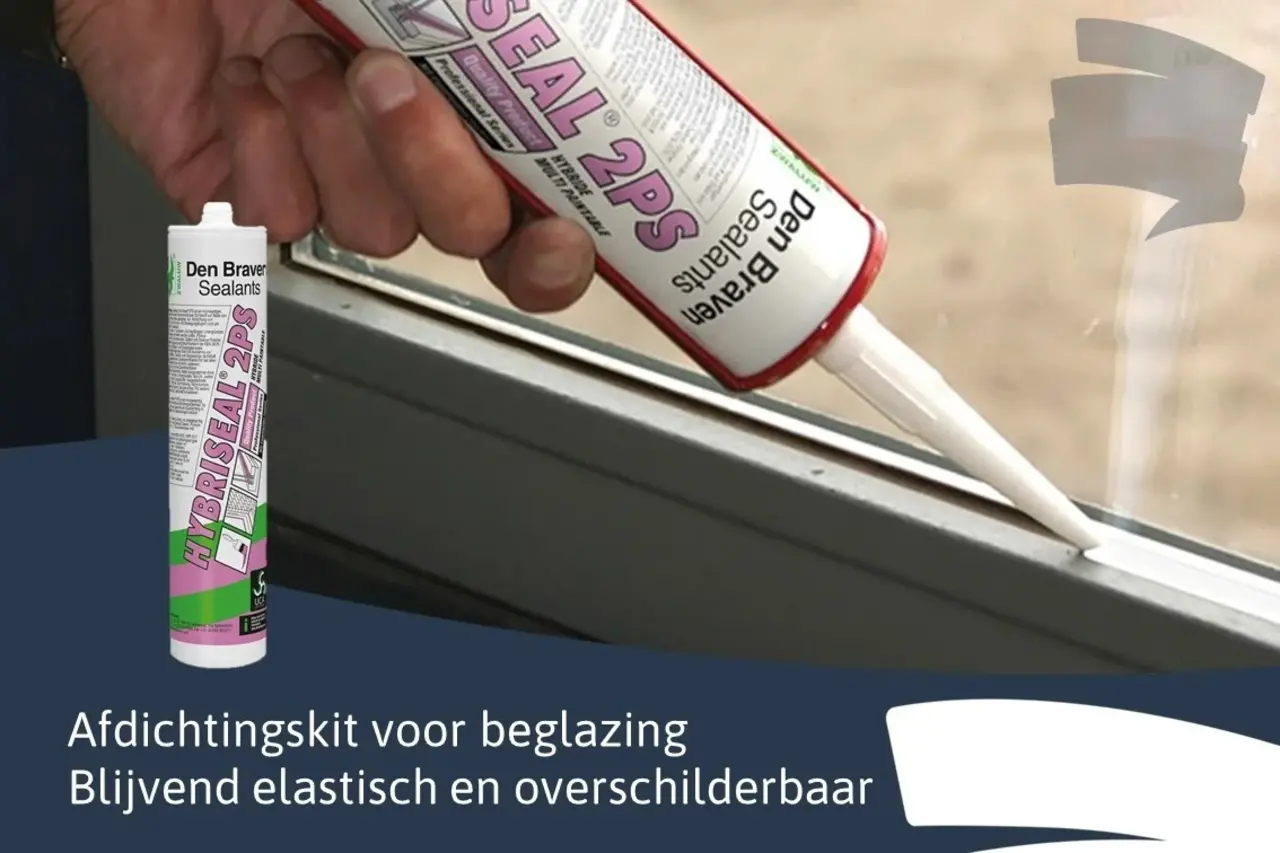 Den Braven Hybriseal 2PS Zwart