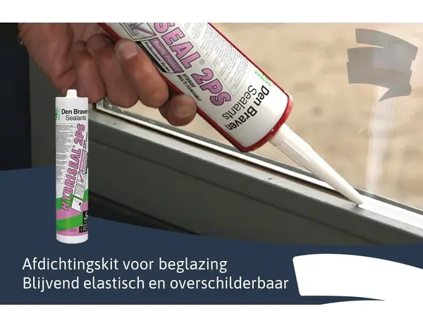 Den Braven Hybriseal 2PS Zwart