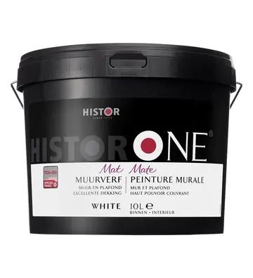 Histor One Muurverf Mat Wit