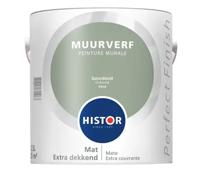 Histor Perfect Finish Muurverf Mat Geordend 6924