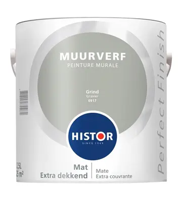 Histor Perfect Finish Muurverf Mat Grind 6917