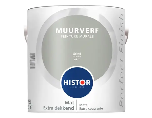 Histor Perfect Finish Muurverf Mat Grind 6917 Histor Perfect Finish Muurverf Mat Grind 6917