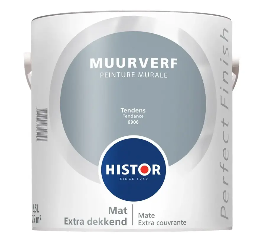 Histor Perfect Finish Muurverf Mat Tendens 6906 - 2,5 LTR