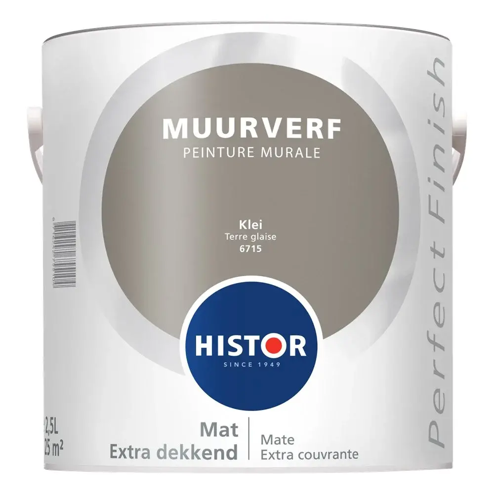 Histor Perfect Finish Muurverf Mat Klei 6715 Histor Perfect Finish Muurverf Mat Klei 6715