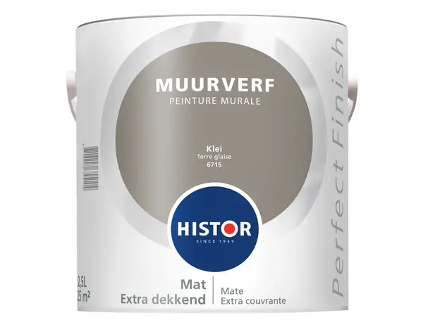 Histor Perfect Finish Muurverf Mat Klei 6715 Histor Perfect Finish Muurverf Mat Klei 6715