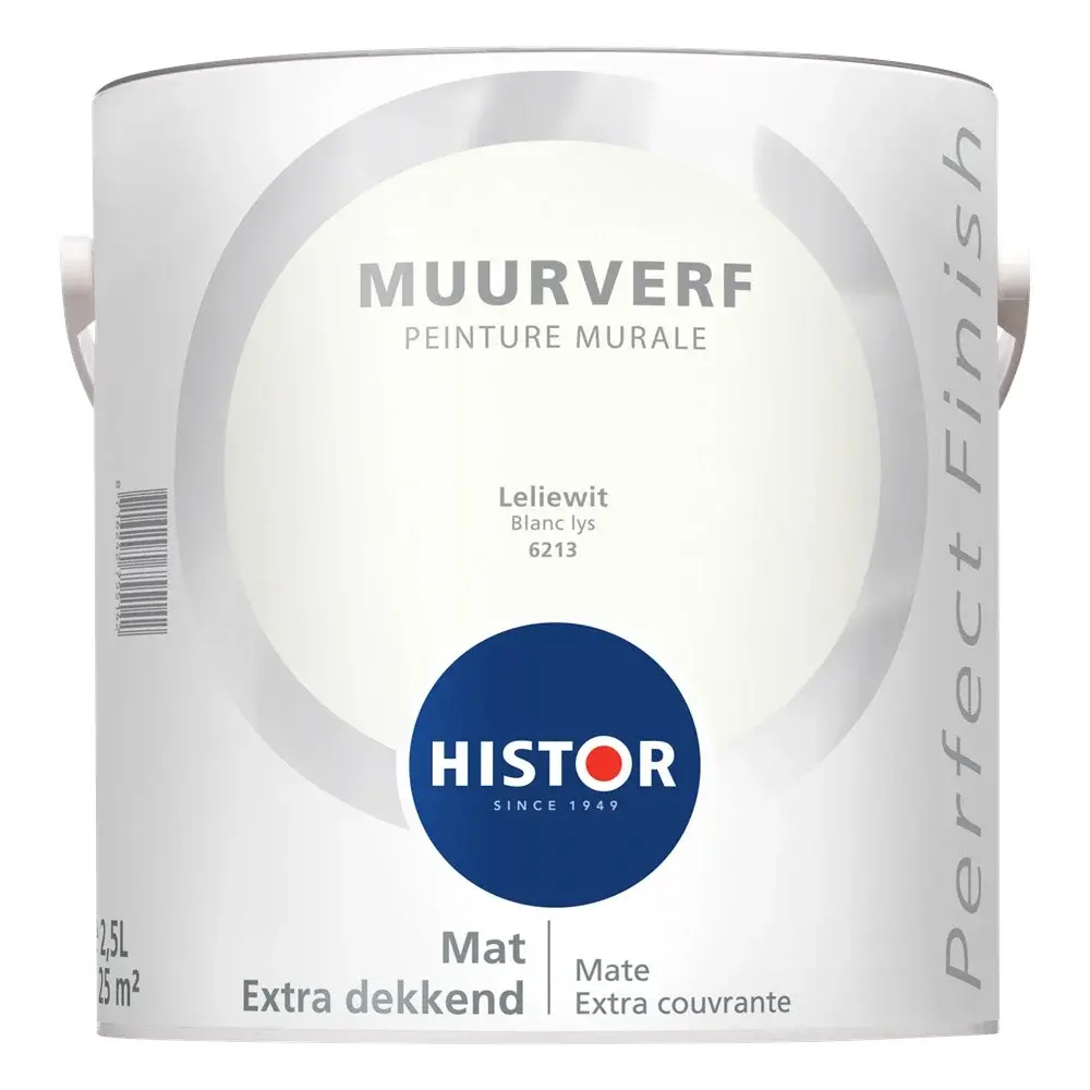 Histor Perfect Finish Muurverf Mat Leliewit 6213