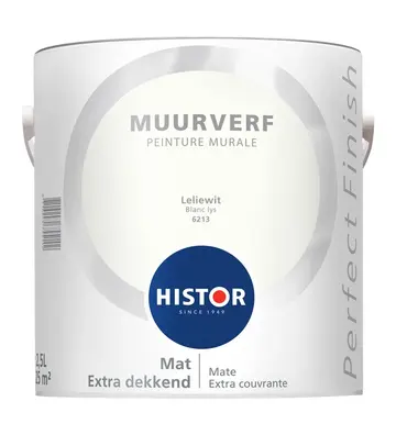 Histor Perfect Finish Muurverf Mat Leliewit 6213