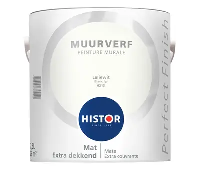 Histor Perfect Finish Muurverf Mat Leliewit 6213