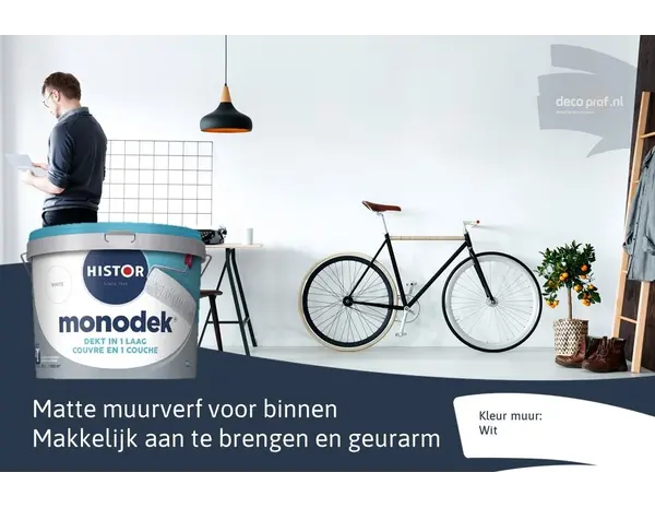 Histor Monodek Muurverf Wit Histor Monodek Muurverf Wit