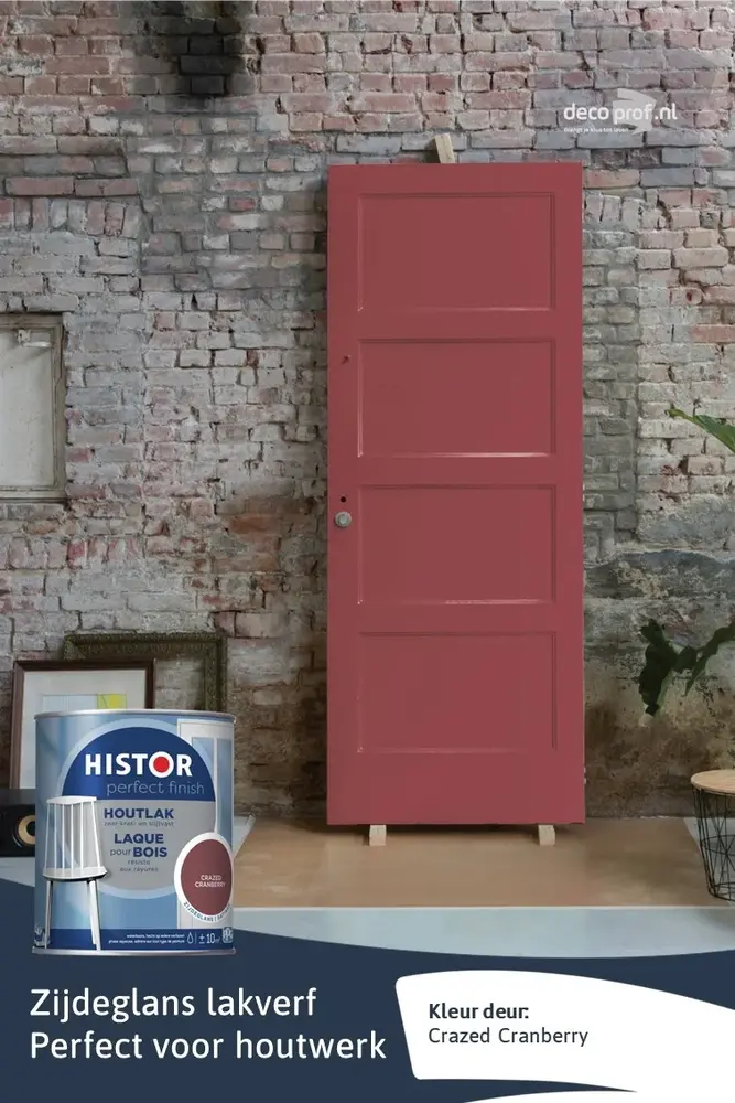 Histor Perfect Finish Houtlak Zijdeglans Crazed Cranberry
