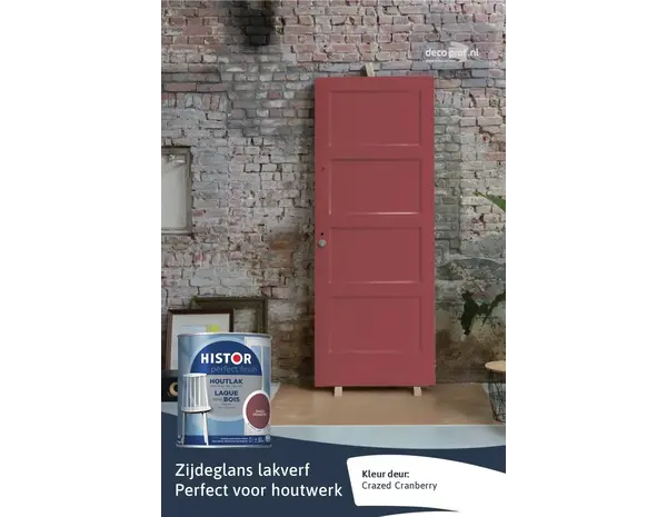 Histor Perfect Finish Houtlak Zijdeglans Crazed Cranberry