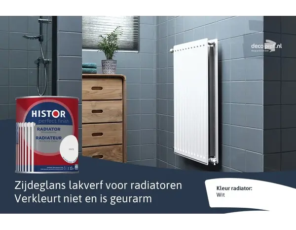 Histor Perfect Finish Radiator Zijdeglans RAL9010 Histor Perfect Finish Radiator Zijdeglans RAL9010