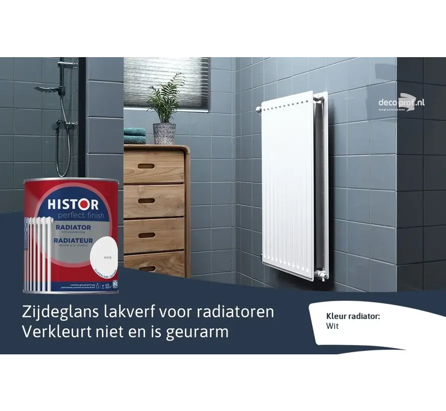 Histor Perfect Finish Radiator Zijdeglans RAL9010 - 750 ML