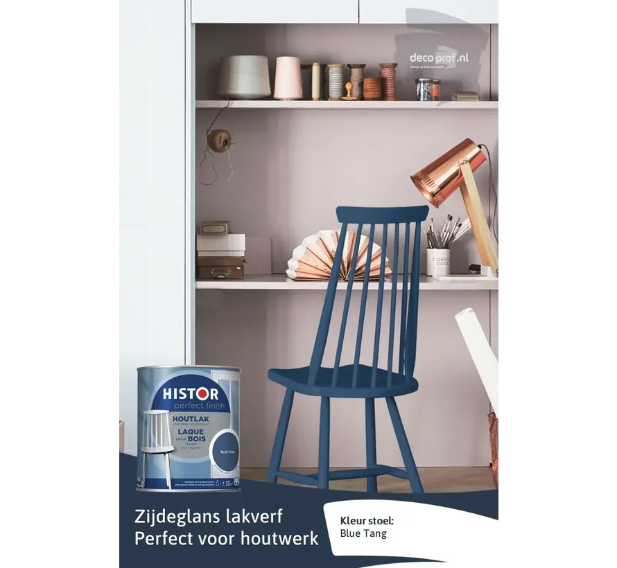 Histor Perfect Finish Houtlak Zijdeglans Blue Tang - 750 ML