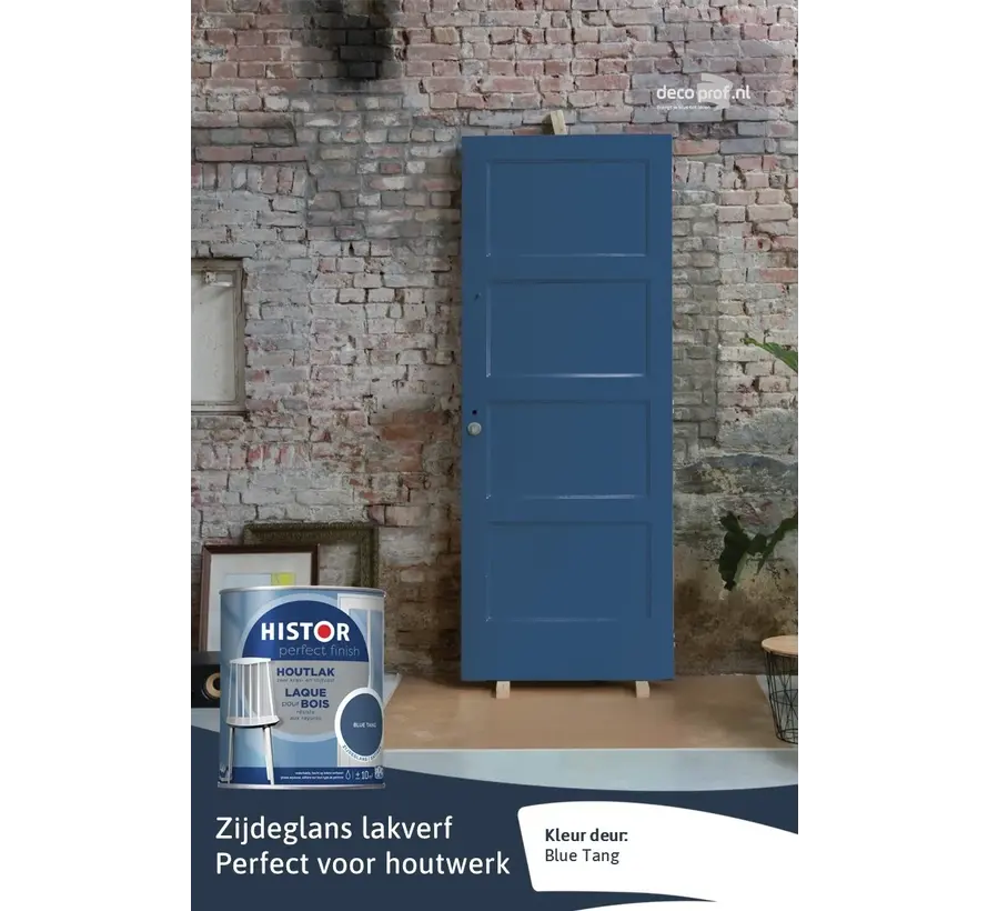 Histor Perfect Finish Houtlak Zijdeglans Blue Tang - 750 ML