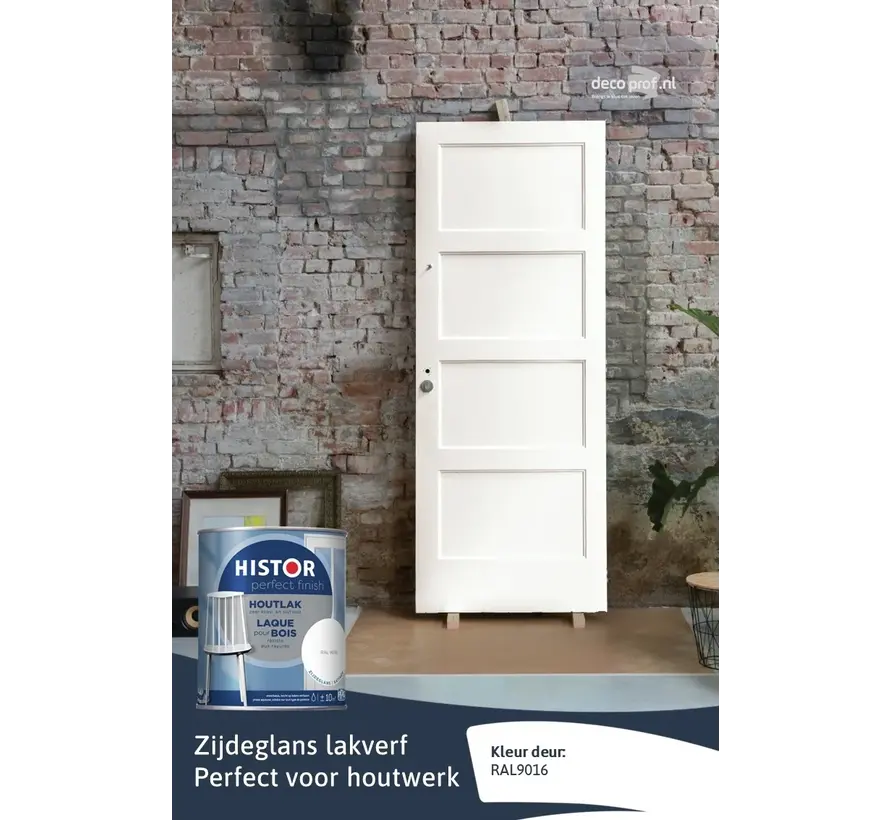 Histor Perfect Finish Houtlak Zijdeglans RAL9016 - 250 ML