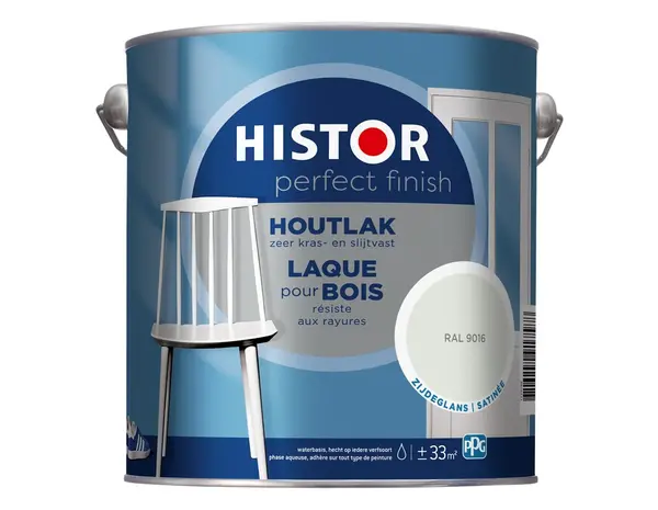 Histor Perfect Finish Houtlak Zijdeglans RAL9016 Histor Perfect Finish Houtlak Zijdeglans RAL9016