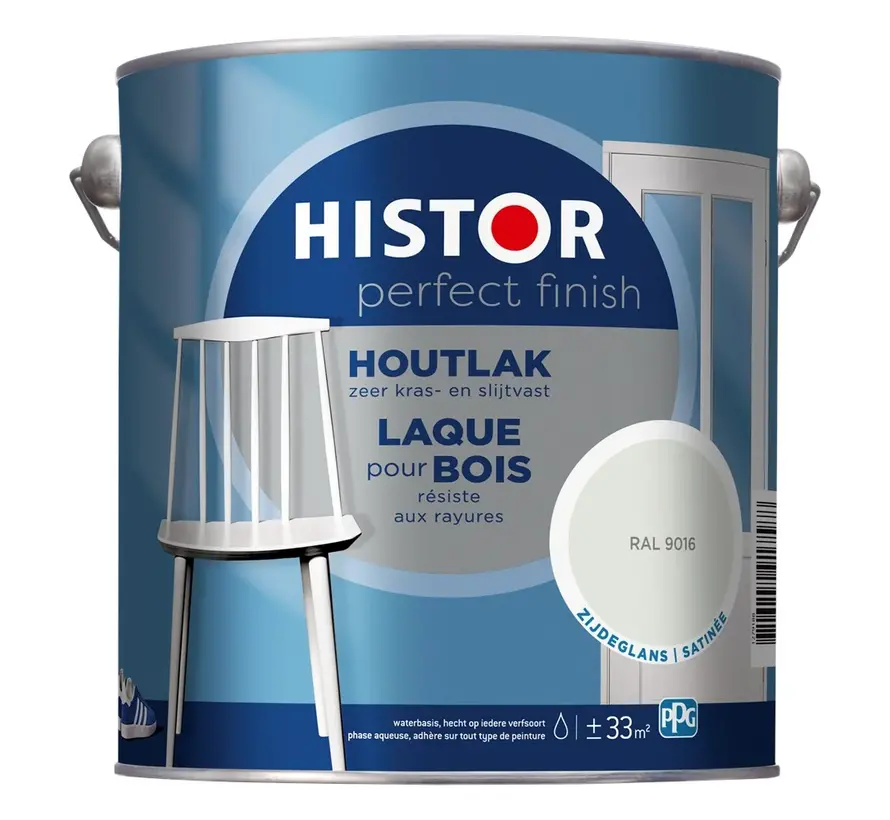 Histor Perfect Finish Houtlak Zijdeglans RAL9016 - 250 ML