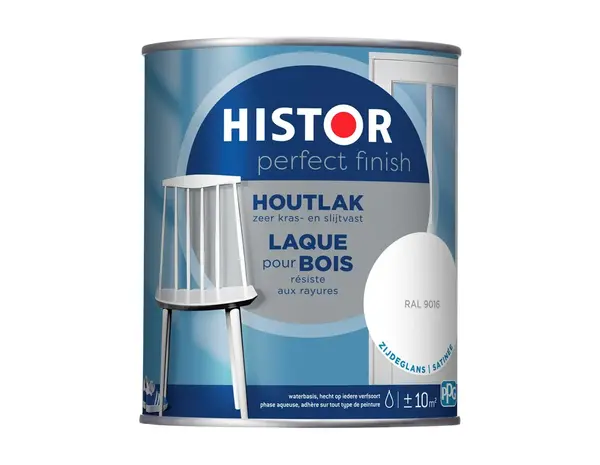 Histor Perfect Finish Houtlak Zijdeglans RAL9016 Histor Perfect Finish Houtlak Zijdeglans RAL9016