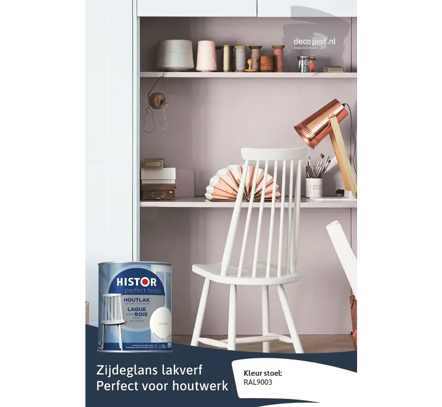 Histor Perfect Finish Houtlak Zijdeglans RAL9003 - 250 ML