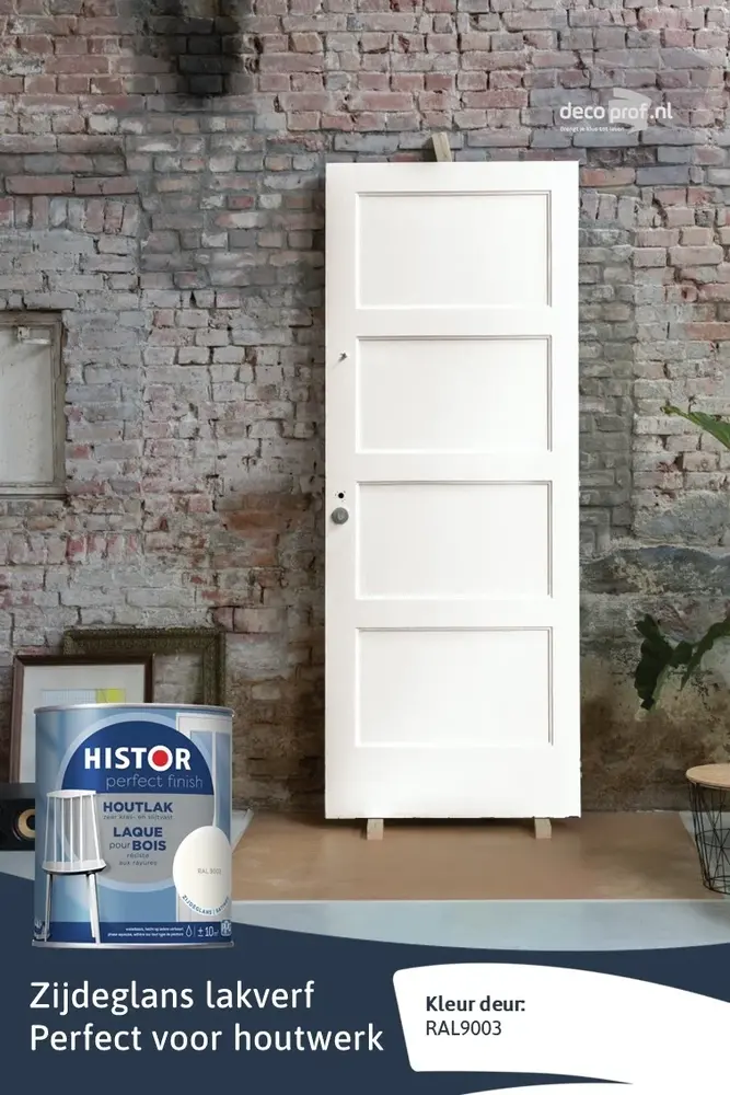 Histor Perfect Finish Houtlak Zijdeglans RAL9003 Histor Perfect Finish Houtlak Zijdeglans RAL9003