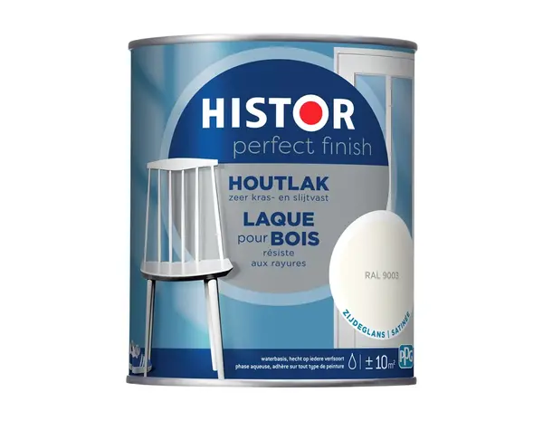 Histor Perfect Finish Houtlak Zijdeglans RAL9003 Histor Perfect Finish Houtlak Zijdeglans RAL9003