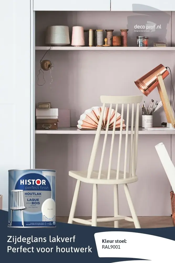 Histor Perfect Finish Houtlak Zijdeglans RAL9001