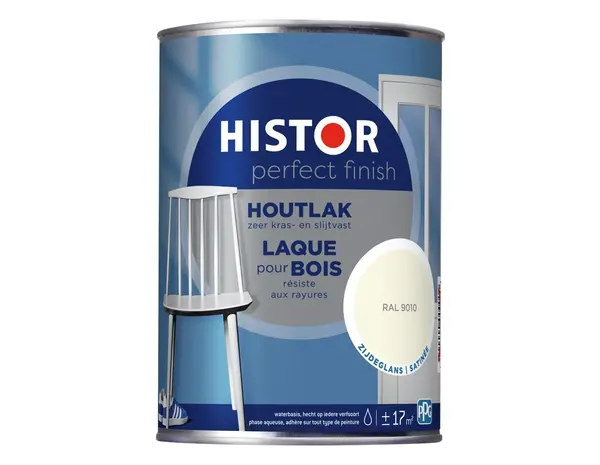 Histor Perfect Finish Houtlak Zijdeglans RAL9010 Histor Perfect Finish Houtlak Zijdeglans RAL9010