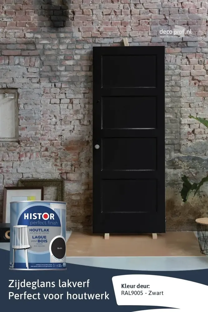 Histor Perfect Finish Houtlak Zijdeglans Zwart Histor Perfect Finish Houtlak Zijdeglans Zwart