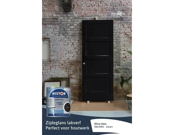 Histor Perfect Finish Houtlak Zijdeglans Zwart Histor Perfect Finish Houtlak Zijdeglans Zwart