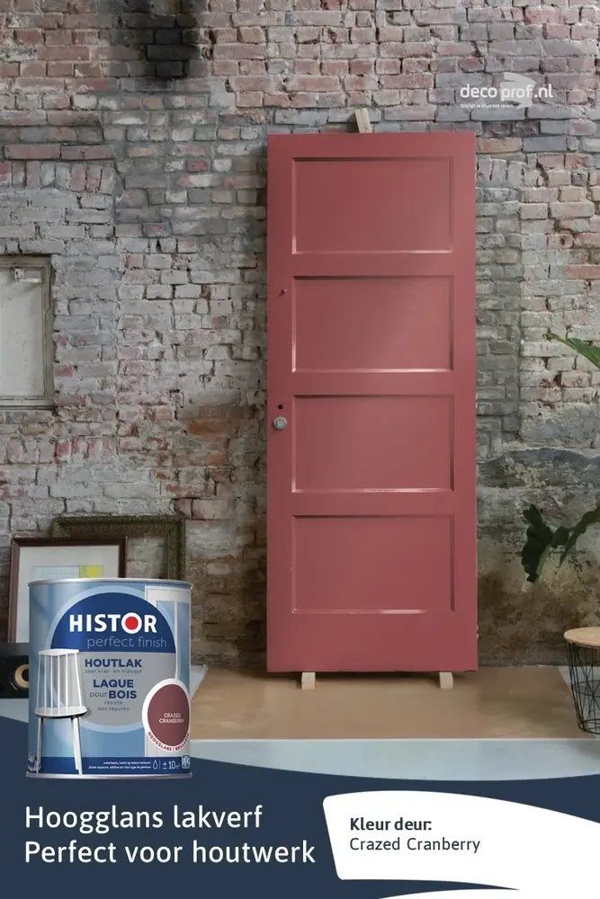 Histor Perfect Finish Houtlak Hoogglans Crazed Cranberry