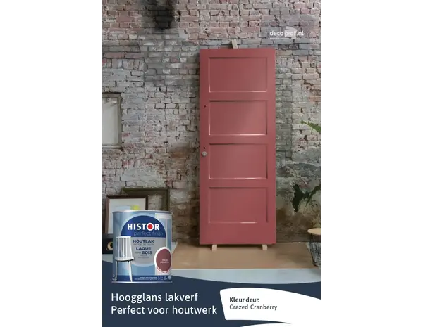Histor Perfect Finish Houtlak Hoogglans Crazed Cranberry