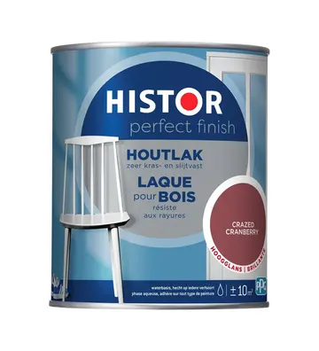 Histor Perfect Finish Houtlak Hoogglans Crazed Cranberry