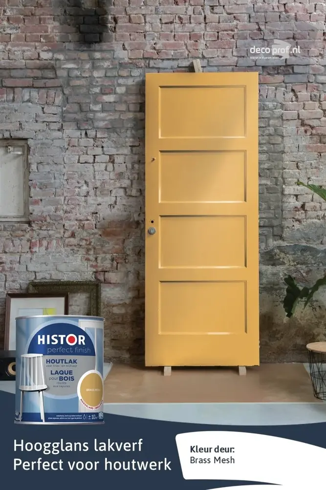 Histor Perfect Finish Houtlak Hoogglans Brass Mess Histor Perfect Finish Houtlak Hoogglans Brass Mess