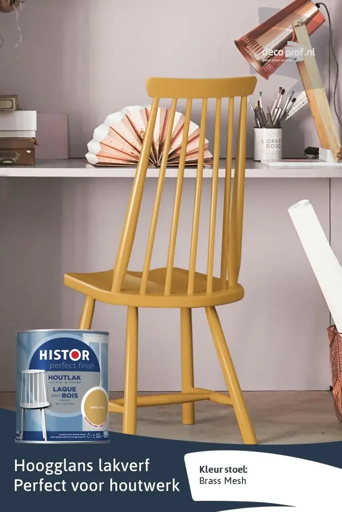 Histor Perfect Finish Houtlak Hoogglans Brass Mess Histor Perfect Finish Houtlak Hoogglans Brass Mess