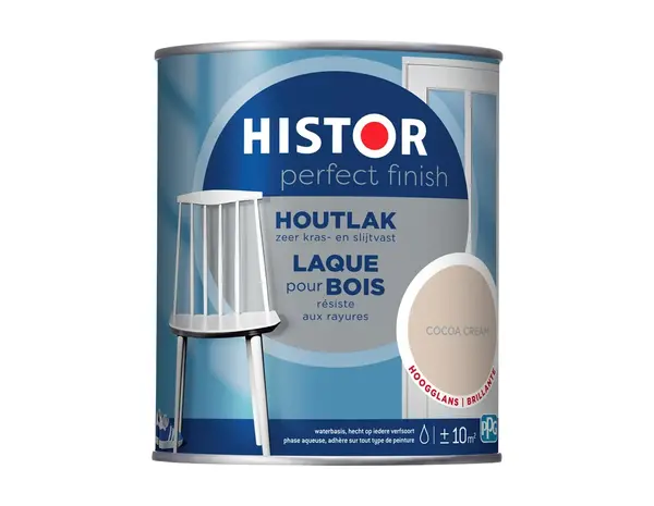 Histor Perfect Finish Houtlak Hoogglans Cocoa Cream Histor Perfect Finish Houtlak Hoogglans Cocoa Cream