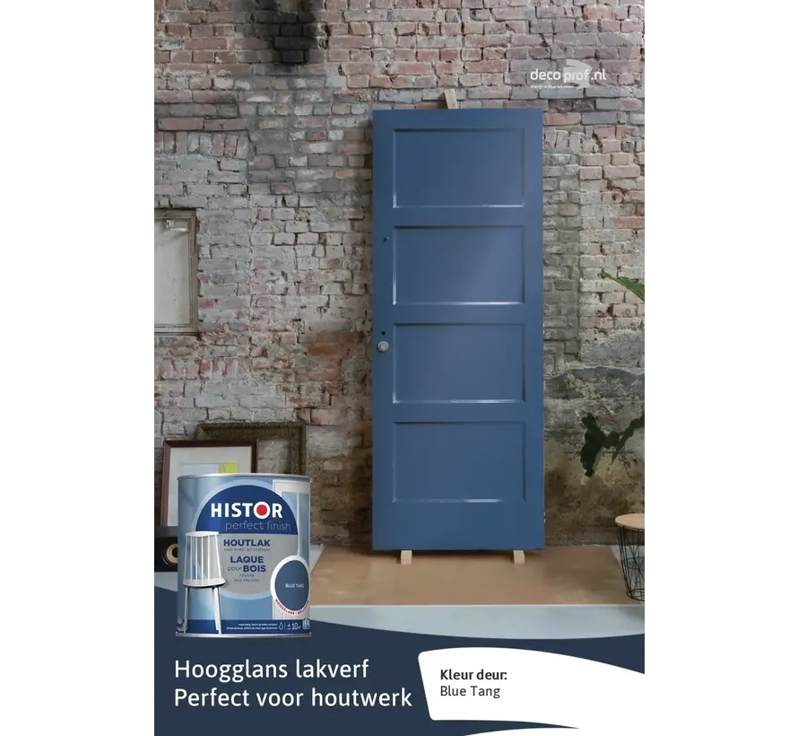 Histor Perfect Finish Houtlak Hoogglans Blue Tang - 750 ML