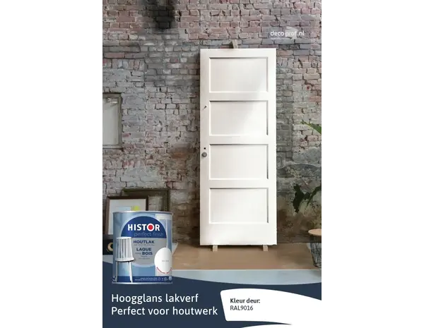 Histor Perfect Finish Houtlak Hoogglans RAL9016 Histor Perfect Finish Houtlak Hoogglans RAL9016
