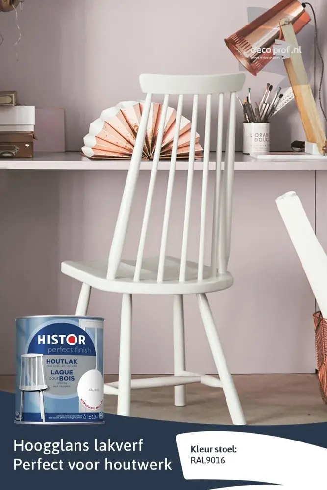 Histor Perfect Finish Houtlak Hoogglans RAL9016 Histor Perfect Finish Houtlak Hoogglans RAL9016