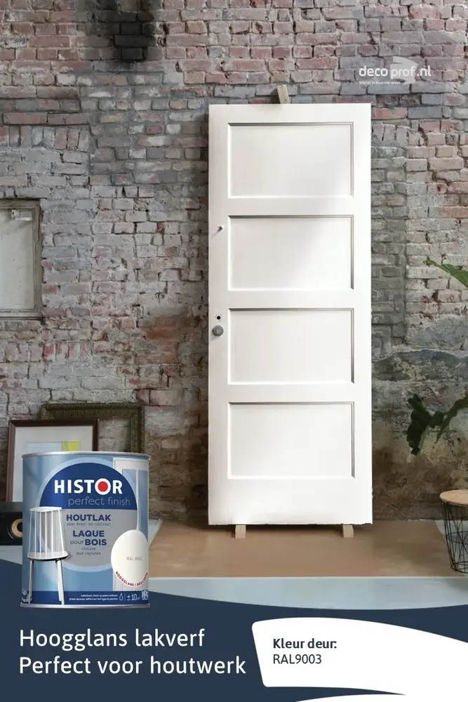 Histor Perfect Finish Houtlak Hoogglans RAL9003 Histor Perfect Finish Houtlak Hoogglans RAL9003