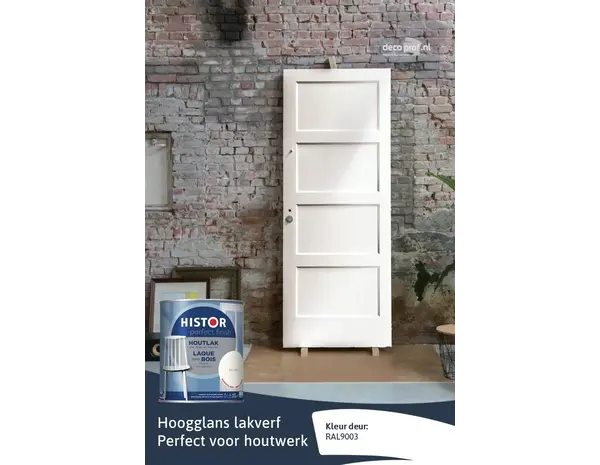 Histor Perfect Finish Houtlak Hoogglans RAL9003 Histor Perfect Finish Houtlak Hoogglans RAL9003