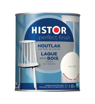Histor Perfect Finish Houtlak Hoogglans RAL9003