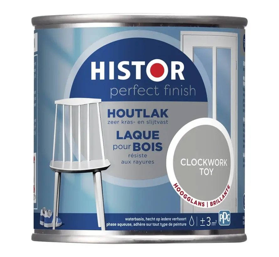 Histor Perfect Finish Houtlak Hoogglans Clockwork Toy - 250 ML