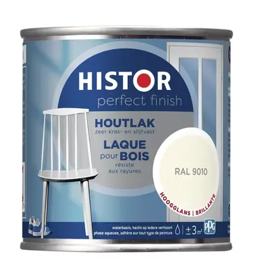 Histor Perfect Finish Houtlak Hoogglans RAL9010