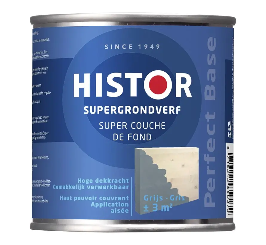 Histor Perfect Base Supergrondverf Grijs - 250 ML