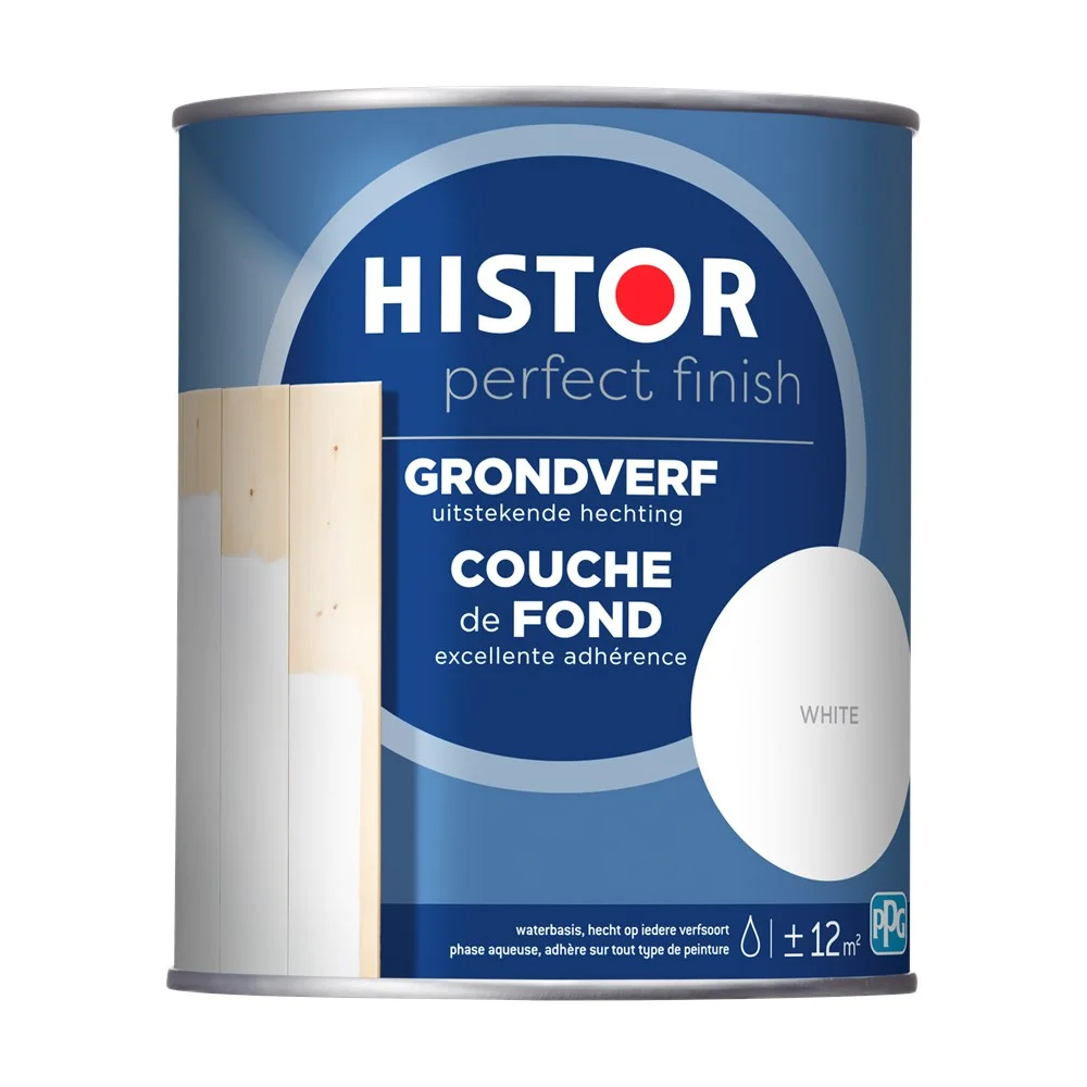 Histor Perfect Finish grondverf 7000 wit 750 ml