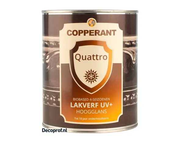 Copperant Quattro Lakverf Hoogglans UV+ Copperant Quattro Lakverf Hoogglans UV+