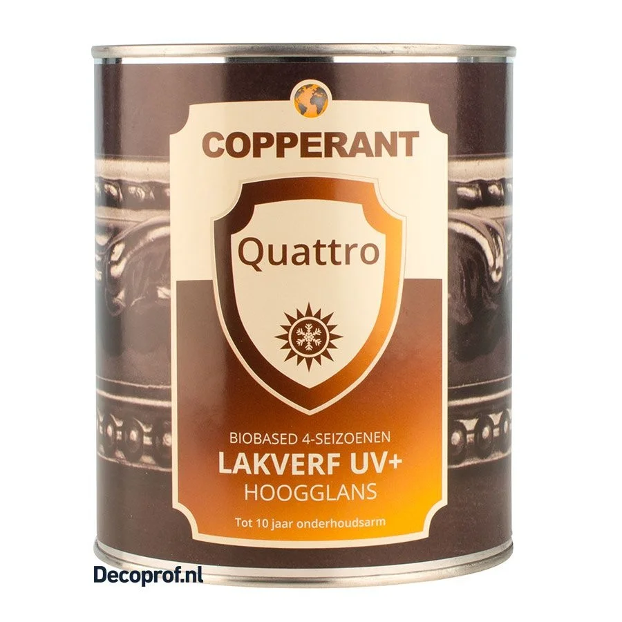 Quattro Lakverf Hoogglans UV+ | 1 LTR | Wit