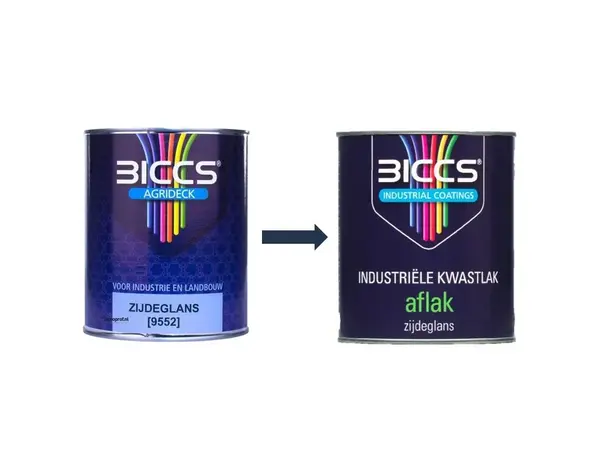 Biccs Industriële Kwastlak Zijdeglans Biccs Industriële Kwastlak Zijdeglans