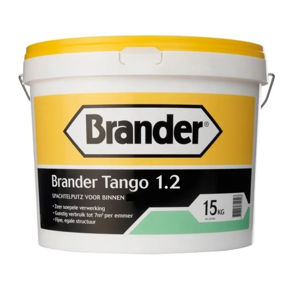 Brander Tango 15 KG | Sierpleister Binnen Brander Tango 15 KG | Sierpleister Binnen